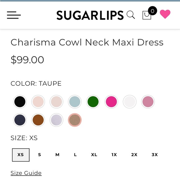 Sugarlips Charisma Cowl Neck Maxi Dress - Picture 12 of 12